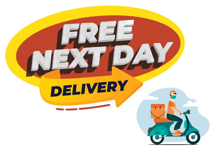 Free Next Day Delivery